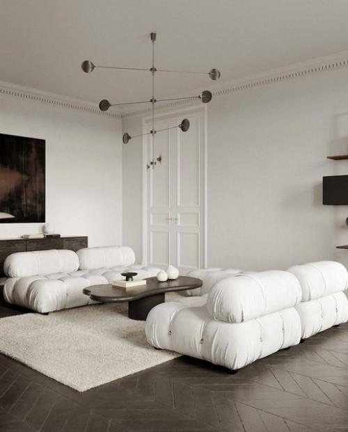 Кухня объединенная с гостиной. 06