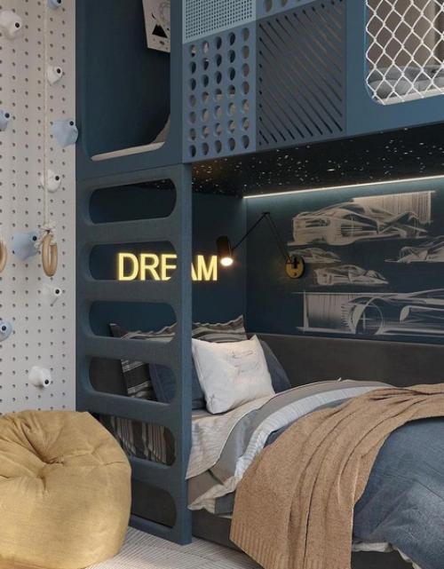 Комната продумана таким образом, чтоб отвечать запросам ребенка. 07