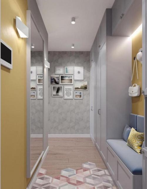 Светло-серые оттенки интерьера. 02