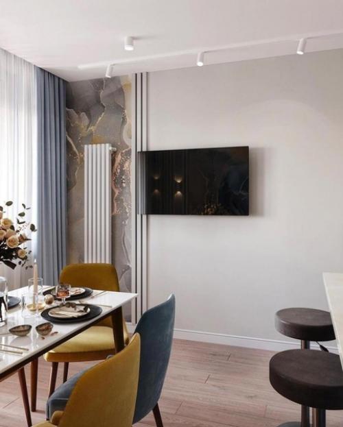 Светло-серые оттенки интерьера. 04