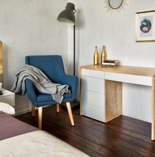 Спокойный интерьер. Спальной комнаты. 01