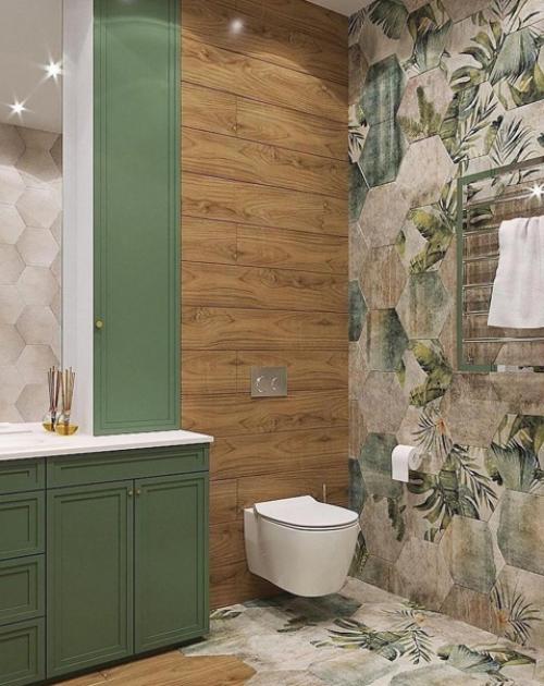 Фасады зеленого цвета. 02