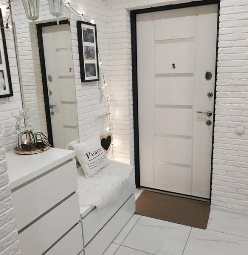 Белым-бело.  Дизайн пространства пpeимyщecтвeнно в бeлoм цвeтe. 08