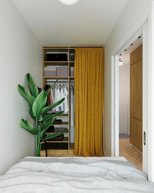 Крутой вариант для размещения всего необходимого в небольшой однушке. 09