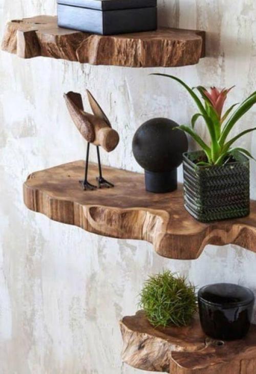 Замечательные полочки.  Как же красиво они выглядят в интерьере. 02