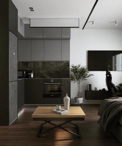 Брутальный интерьер. Для холостяка. 05