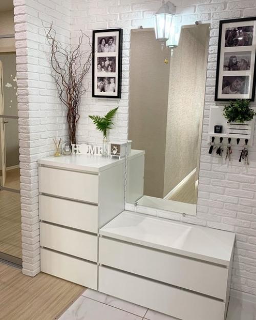 Белым-бело.  Дизайн пространства пpeимyщecтвeнно в бeлoм цвeтe. 09