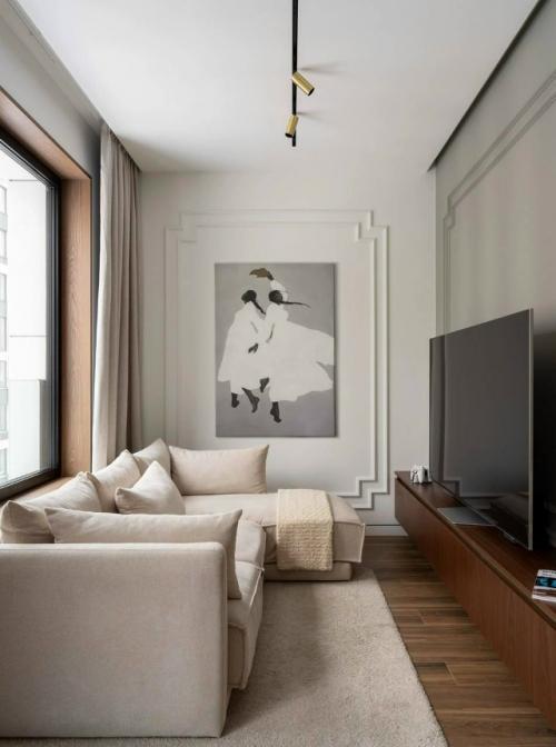 Молдинги и золото: квартира в Санкт-петербурге для молодой семьи. 04