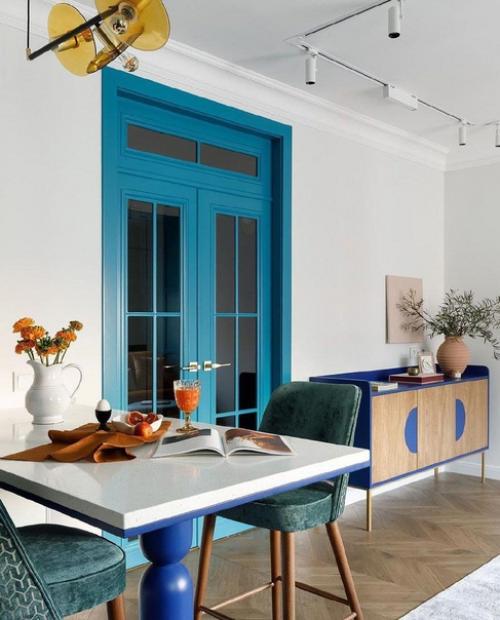 Яркая кухня. В загородном доме. 02