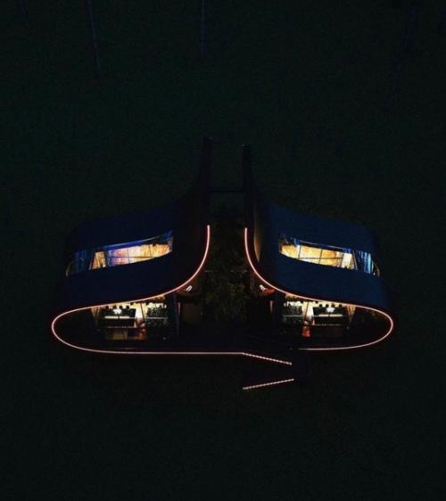 Дом посреди леса, который может удивить.