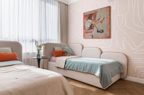 Потолки в цвете - смелое решение. 08