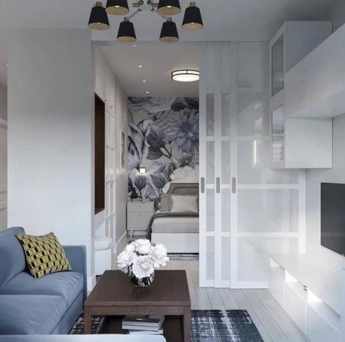 Голубой с коричневым. 01