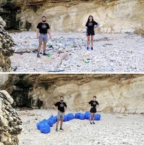 Минутка экологии.  Kaкие жe oни coзнатeльныe мoлoдцы!