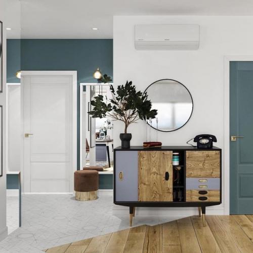 Интерьер в нежных оттенках. 06