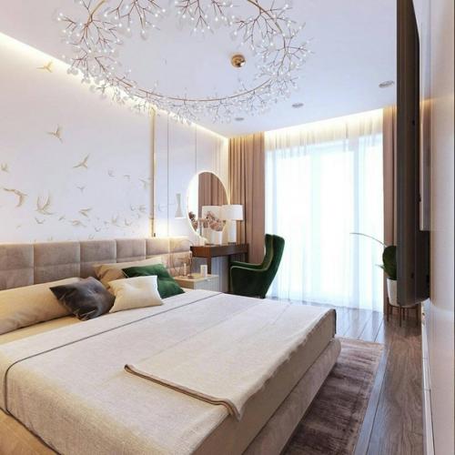 Какое цветовое решение для этой спальни вам ближе? 03