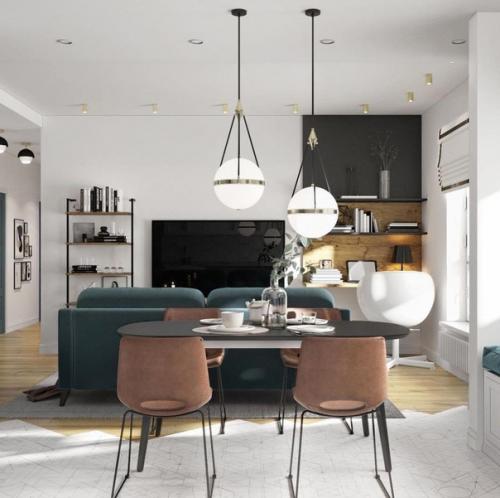 Интерьер в нежных оттенках. 01