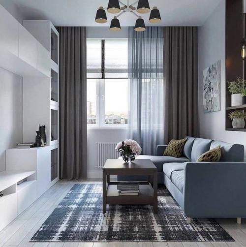 Голубой с коричневым. 04