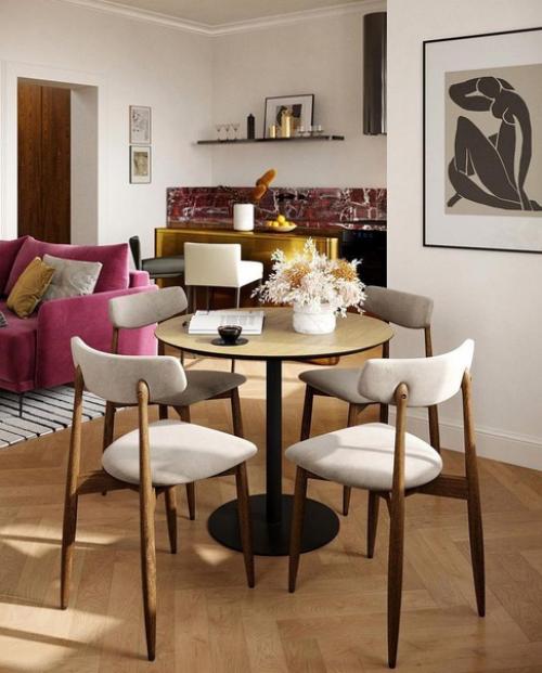 Отличная кухня с современной мебелью. 02