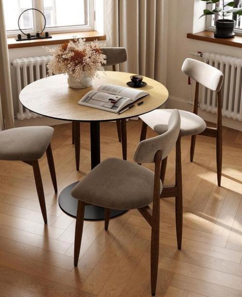 Отличная кухня с современной мебелью. 03