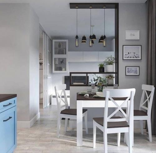 Голубой с коричневым. 03