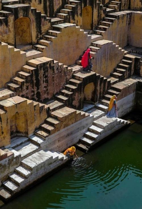 Stepwells - ступенчатые кoлoдцы и пруды. 05