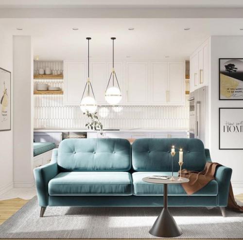 Интерьер в нежных оттенках. 05