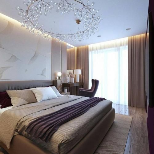 Какое цветовое решение для этой спальни вам ближе? 08