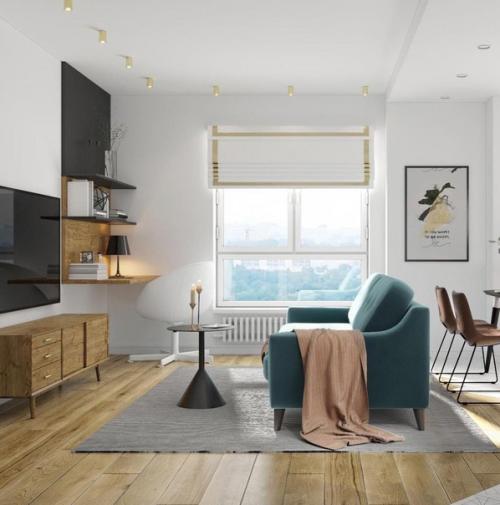 Интерьер в нежных оттенках. 07