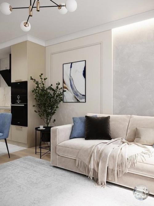 Симпатичный интерьер квартиры. 06