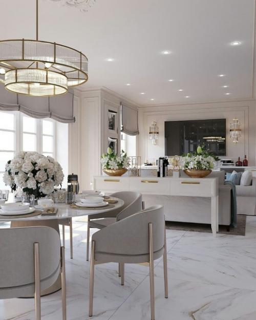 Интерьер загородного дома. 01