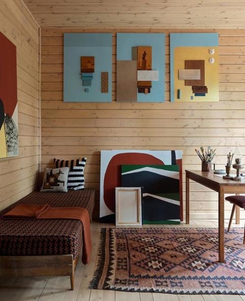 Деревянный, загородный домик. 03