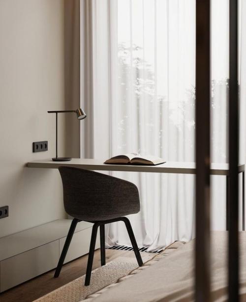 Просторная спальня площадью 17 м 2.