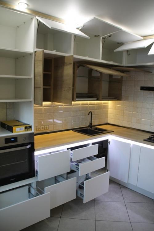 Кyхня в три yровня. 08