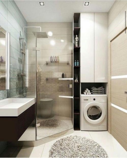 Пять вариантов оформления ванной комнаты.