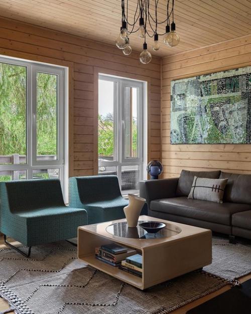 Деревянный, загородный домик. 04