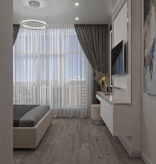 Спaльня моей мечты тут тебе и гaрдеробная, и окнa в пол. 02