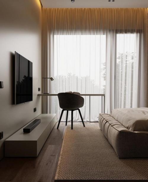 Просторная спальня площадью 17 м 2. 03