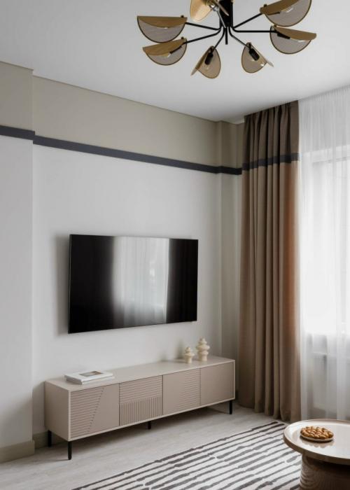 Современная квартира с характером: спокойствие, ритм и акценты. 03