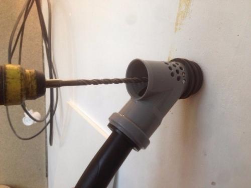 Больше никакой пыли от сверла.