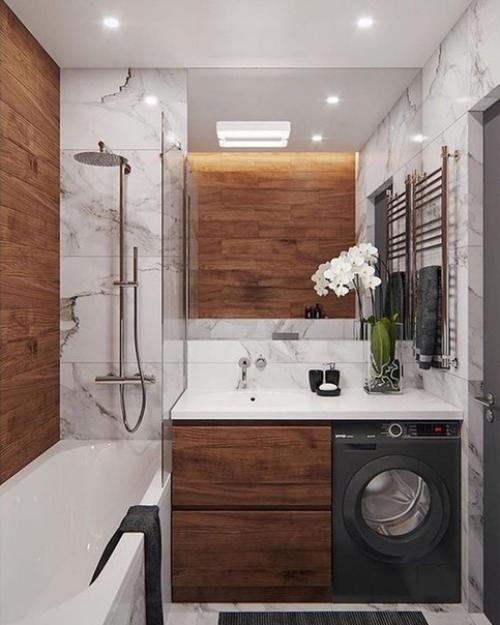 Пять вариантов оформления ванной комнаты. 02