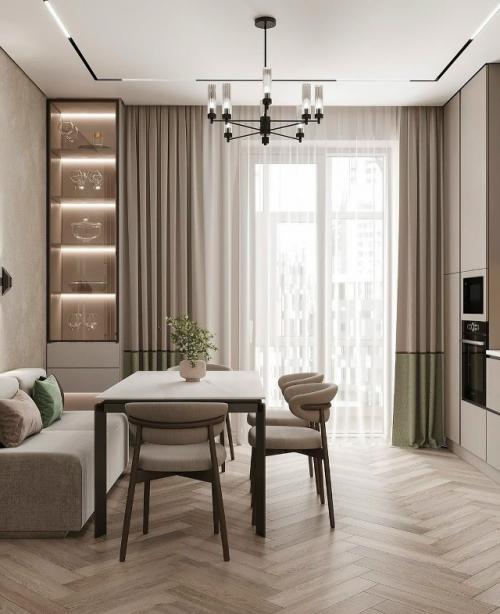 Спокойная кухня с характером. 05