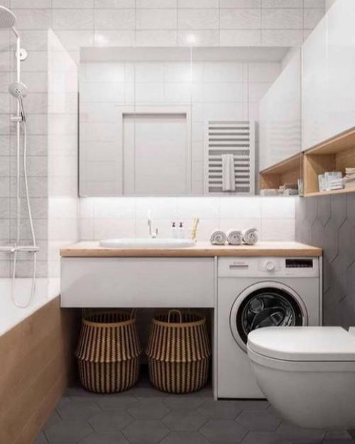 Пять вариантов оформления ванной комнаты. 04