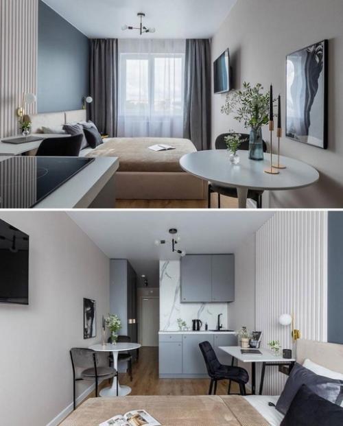 Эффектный интерьер без использования ярких цветов. 02