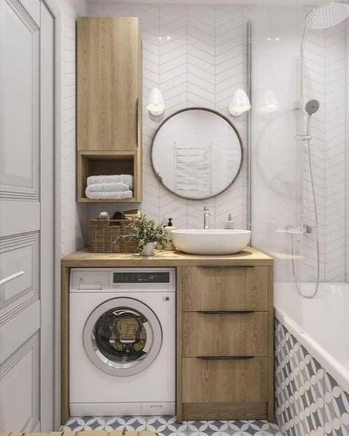 Пять вариантов оформления ванной комнаты. 03