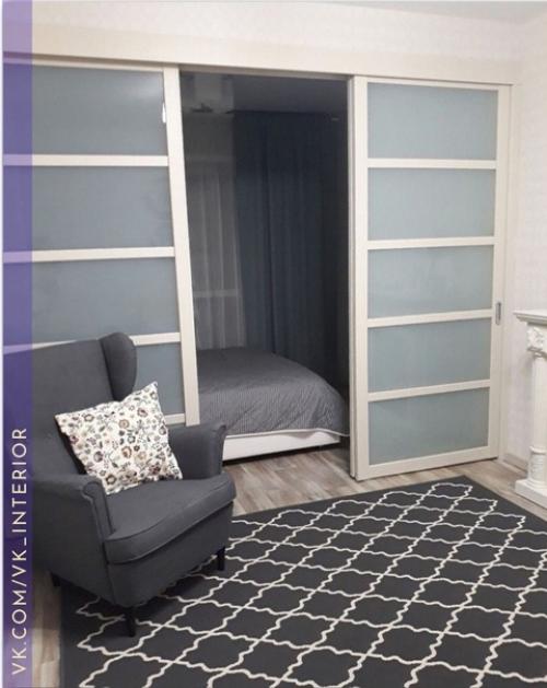 Да супер!  Когда была Однушка, ломала голову как удачно сделать зонирование. 03