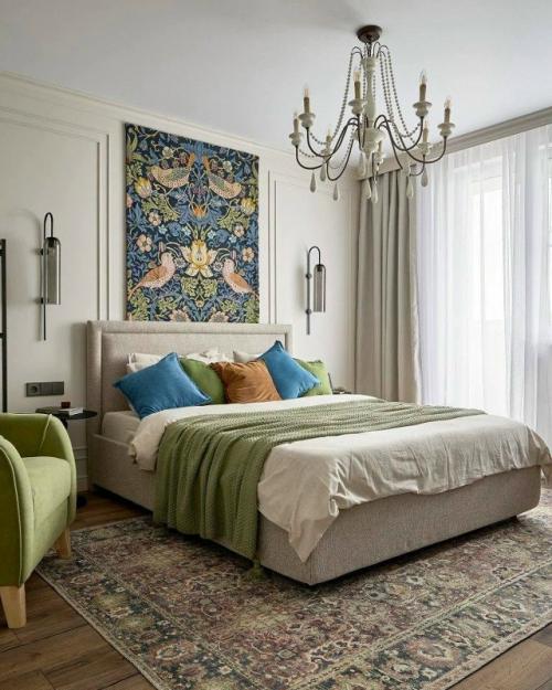 Флористические мотивы в интерьере. 06