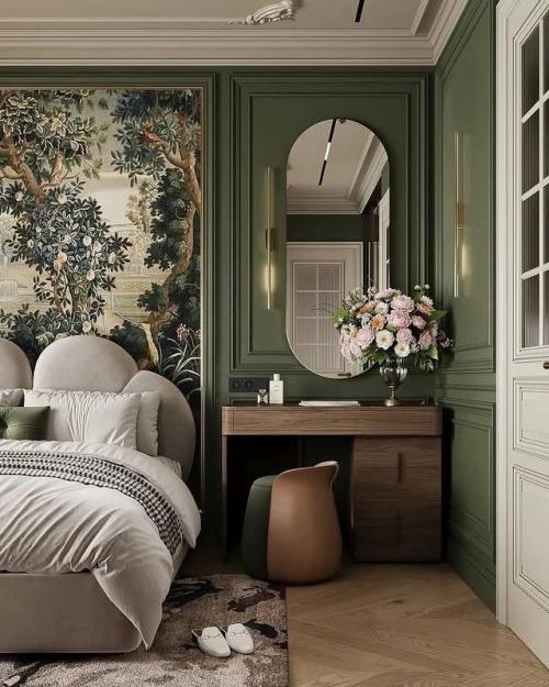 Флористические мотивы в интерьере. 01