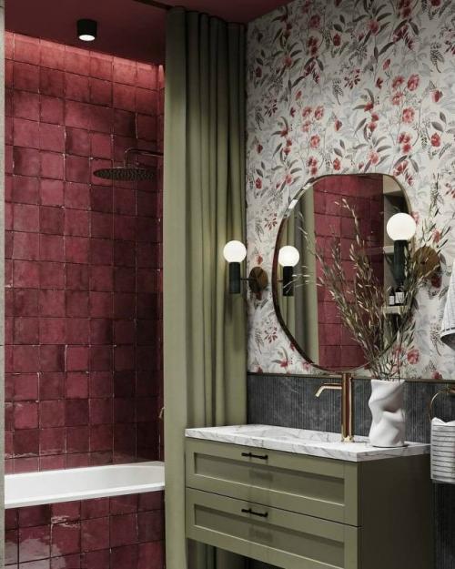 Флористические мотивы в интерьере. 07