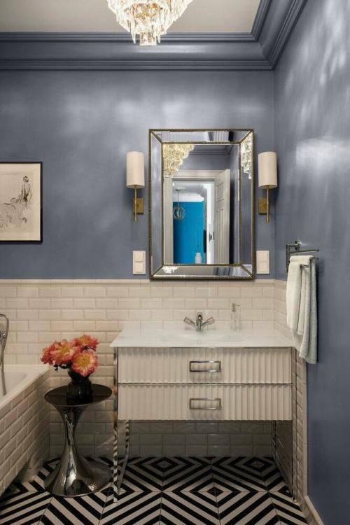 Трёхкомнатная квартира с акцентными панно и характером. 09