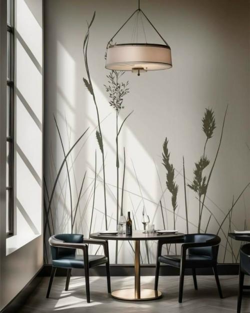 Флористические мотивы в интерьере. 05